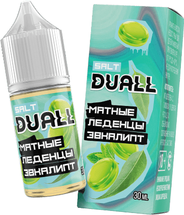 Жидкость DUALL Salt - Мятные леденцы с эвкалиптом 30мл (20mg)