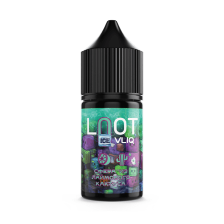 Жидкость Loot ice - Lime cactus sphere (Кактус лайм со льдом) 27мл (0mg) (M)