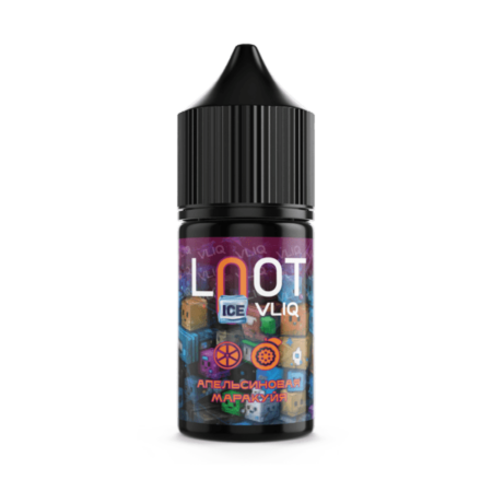 Жидкость Loot ice - Orange passion fruit (Апельсин маракуйя со льдом) 27мл (0mg) (M)