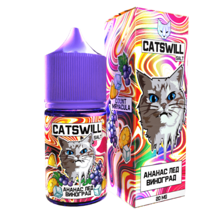 Жидкость Catswill Salt - Ананас Лед Виноград 30мл (20mg) (M)