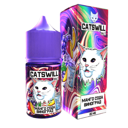 Жидкость Catswill Salt - Манго Сода Виноград 30мл (20mg) (M)