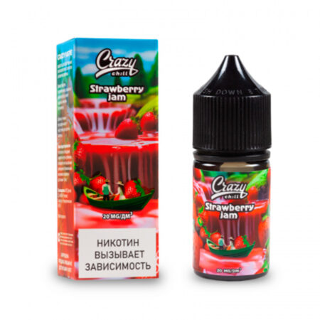 Жидкость Crazy Chill Salt - Клубничное варенье 30мл (20mg)