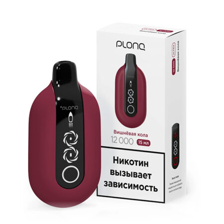 Одноразовая ЭС PLONQ ULTRA 12000 - Вишневая кола (М)