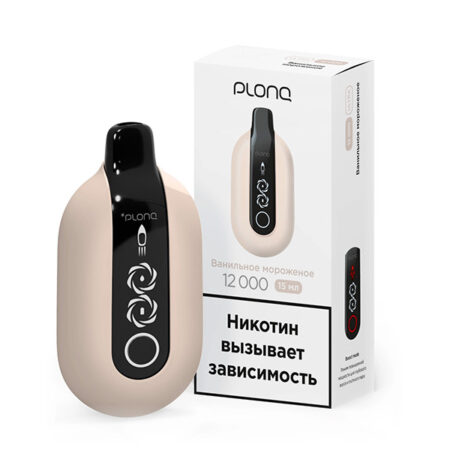Одноразовая ЭС PLONQ ULTRA 12000 - Ванильное мороженое (М)