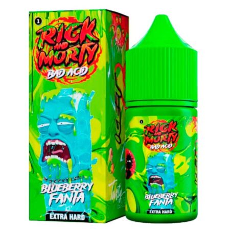 Жидкость Rick & Morty BAD ACID Salt - Blueberry Fanta (Черничная Фанта) 30мл (20 Hard)