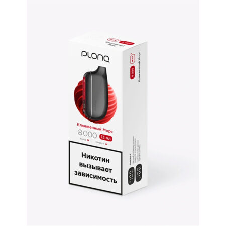 Одноразовая ЭС PLONQ Max Smart 8000 - Клюквенный морс (М)