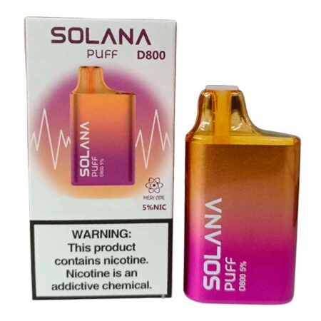 Одноразовая ЭС Solana D800 - Зелёный Чай