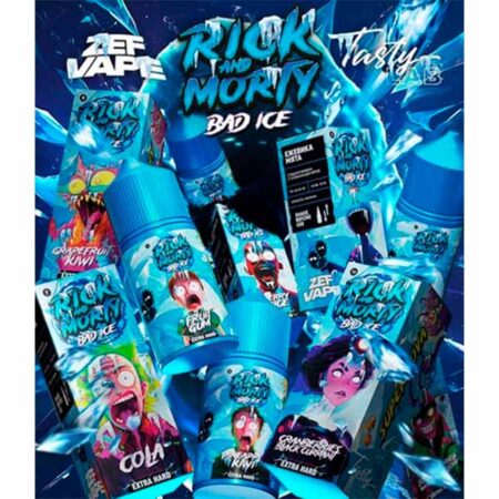 Жидкость Rick & Morty BAD ICE Salt - Fruit Gum (Фруктовая Жвачка) 30мл (20 Hard)