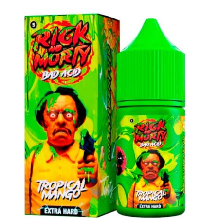 Жидкость Rick & Morty BAD ACID Salt - Tropical Mango (Тропический Манго) 30мл (20 Hard)
