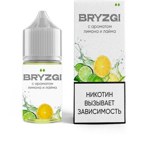 Жидкость BRYZGI Salt - Лимон лайм 30мл (20 Strong)