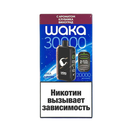 Одноразовая ЭС WAKA JUPITER DM30000 - Клубника виноград (20 Hard)