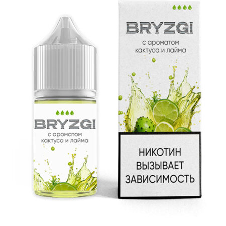 Жидкость BRYZGI Salt - Кактус лайм 30мл (20 Strong)