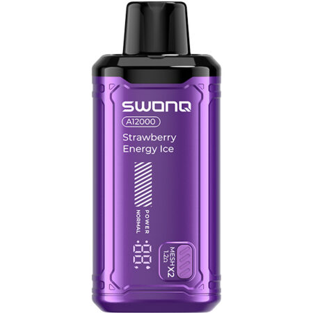 Одноразовая ЭС SWONQ A12000 - Strawberry Energy Ice (Клубничный Энергетик)