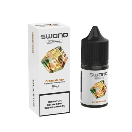 Жидкость SWONQ ICE Salt - Green Mango (Зеленое Манго) 30мл (18mg)