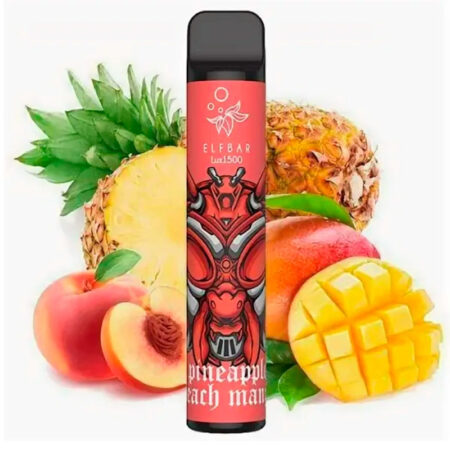 Одноразовая ЭС Elf Bar Lux 1500 - Ананас Персик Манго (20 Strong)