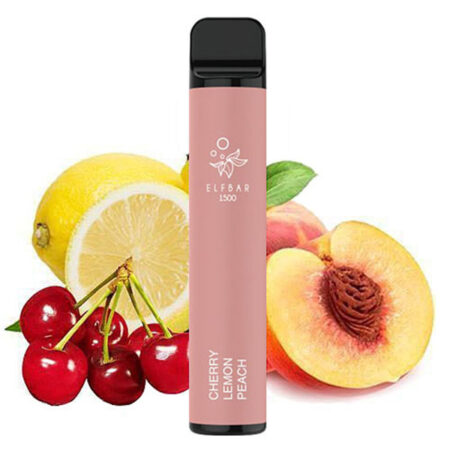 Одноразовая ЭС Elf Bar 1500 - Вишня Лимон Персик (20 Strong)