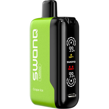Одноразовая ЭС SWONQ S20000 - Grape Ice (Виноград Лед)