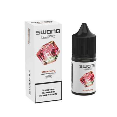 Жидкость SWONQ ICE Salt - Strawberry (Клубника) 30мл (18mg)