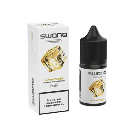 Жидкость SWONQ ICE Salt - Lemon Yogurt (Лимонный Йогурт) 30мл (18mg)