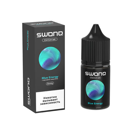 Жидкость SWONQ Salt - Blue Energy (Энергетик) 30мл (20 Strong)