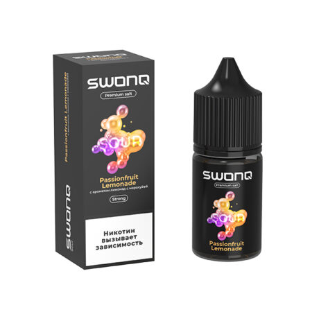 Жидкость SWONQ SOUR Salt - Passionfruit Lemonade (Лимонад с Маракуйей) 30мл (20 Strong)