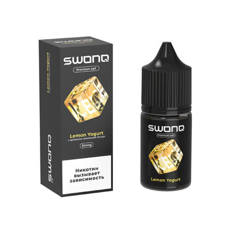 Жидкость SWONQ ICE Salt - Lemon Yogurt (Лимонный Йогурт) 30мл (20 Strong)