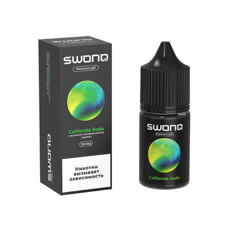 Жидкость SWONQ Salt - California Soda (Калифорнийская Содовая) 30мл (20 Strong)