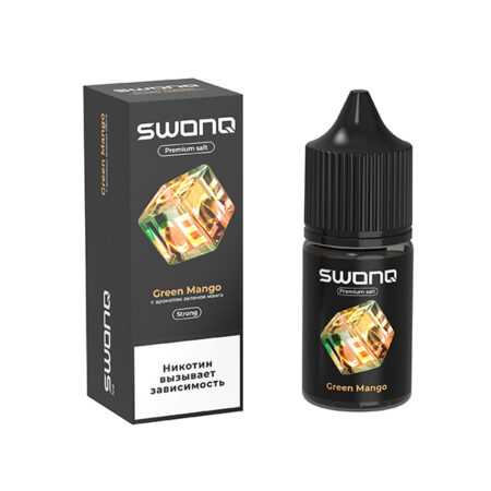 Жидкость SWONQ ICE Salt - Green Mango (Зеленое Манго) 30мл (20 Strong)
