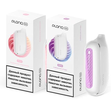 Одноразовая ЭС PLONQ MAX 6000 - Черника Малина (М)