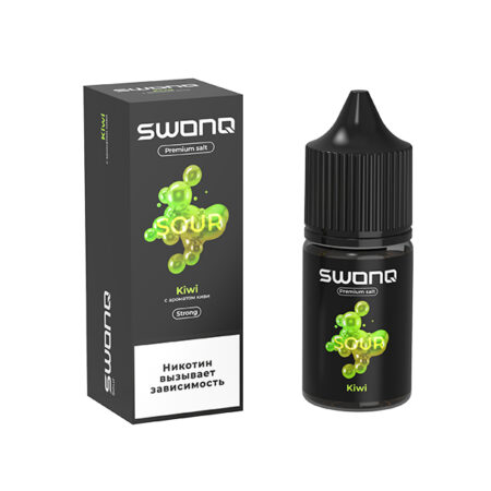Жидкость SWONQ SOUR Salt - Kiwi (Киви) 30мл (20 Strong)