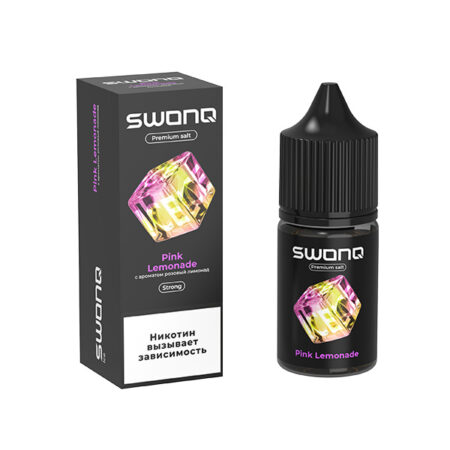 Жидкость SWONQ ICE Salt - Pink Lemonade (Розовый Лимонад) 30мл (20 Strong)
