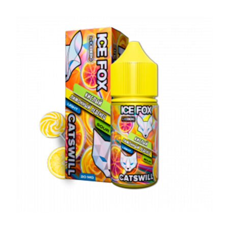 Жидкость Ice Fox Catswill Salt - Кислый лимонный леденец 30мл (20mg)