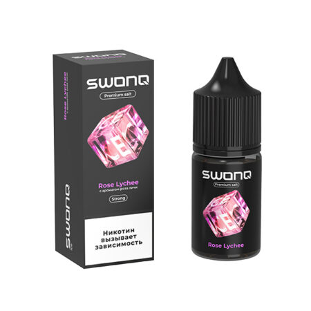 Жидкость SWONQ ICE Salt - Rose Lychee (Роза Личи) 30мл (20 Strong)