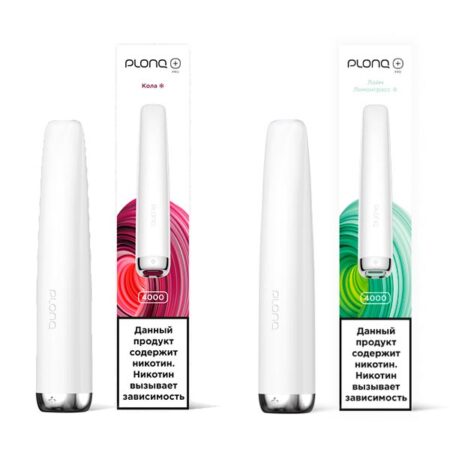 Одноразовая ЭС PLONQ PLUS PRO 4000 - Малина Лайм (М)