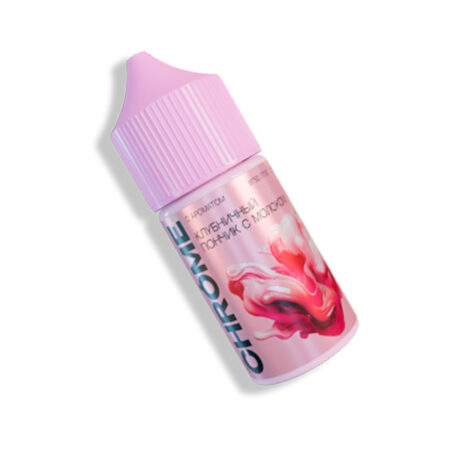 Жидкость Chrome Pink Salt 27мл - Клубничный Пончик с Молоком (20 Strong)