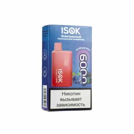 Одноразовая ЭС ISOK ISBAR 6000 - Черника малина