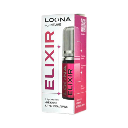 Жидкость INFLAVE LOONA ELIXIR Salt - Нежная клубника личи 30мл (20mg)
