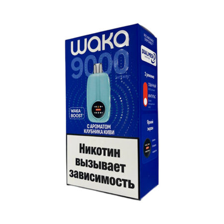 Одноразовая ЭС WAKA NOVO 9000 - Клубника Киви (Hard)