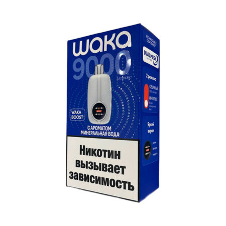 Одноразовая ЭС WAKA NOVO 9000 - Минеральная Вода (Hard)