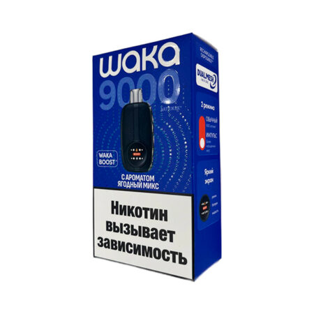 Одноразовая ЭС WAKA NOVO 9000 - Ягодный Микс (Hard)