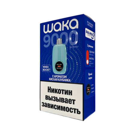 Одноразовая ЭС WAKA NOVO 9000 - Кислая Клубника (Hard)