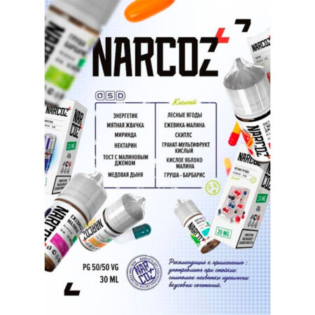 Жидкость NARCOZ - Ментос 30 мл (20 strong)