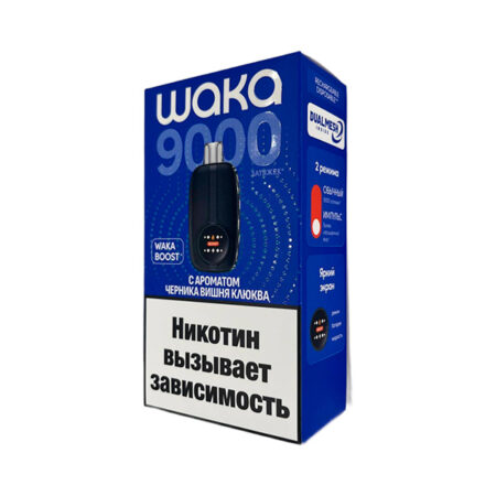 Одноразовая ЭС WAKA NOVO 9000 - Черника Вишня Клюква (Hard)
