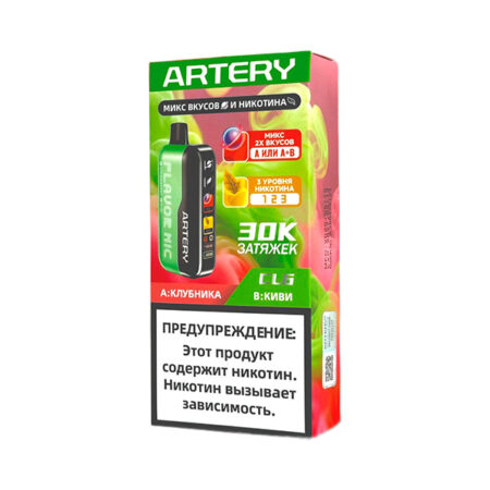 Одноразовая ЭС ARTERY CL6 30000 (Flavor+Nic) - Клубника / Киви