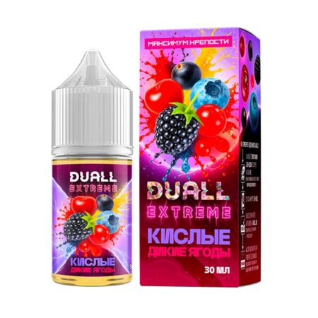 Жидкость DUALL EXTREME Salt - Кислые Дикие Ягоды 30мл (Extra Hard)