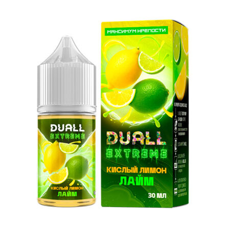 Жидкость DUALL EXTREME Salt - Кислый Лимон Лайм 30мл (Extra Hard)
