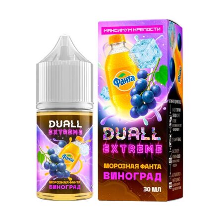 Жидкость DUALL EXTREME Salt - Морозная Фанта Виноград 30мл (Hard)