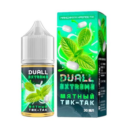 Жидкость DUALL EXTREME Salt - Мятный Тик-Так 30мл (Extra Hard)