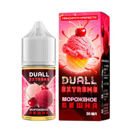 Жидкость DUALL EXTREME Salt - Мороженое Вишня 30мл (Hard)