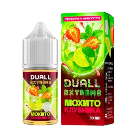 Жидкость DUALL EXTREME Salt - Мохито Клубника 30мл (Extra Hard)